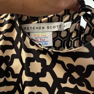 Gretchen Scott -swing dress! Perfect for traveling / tan and black